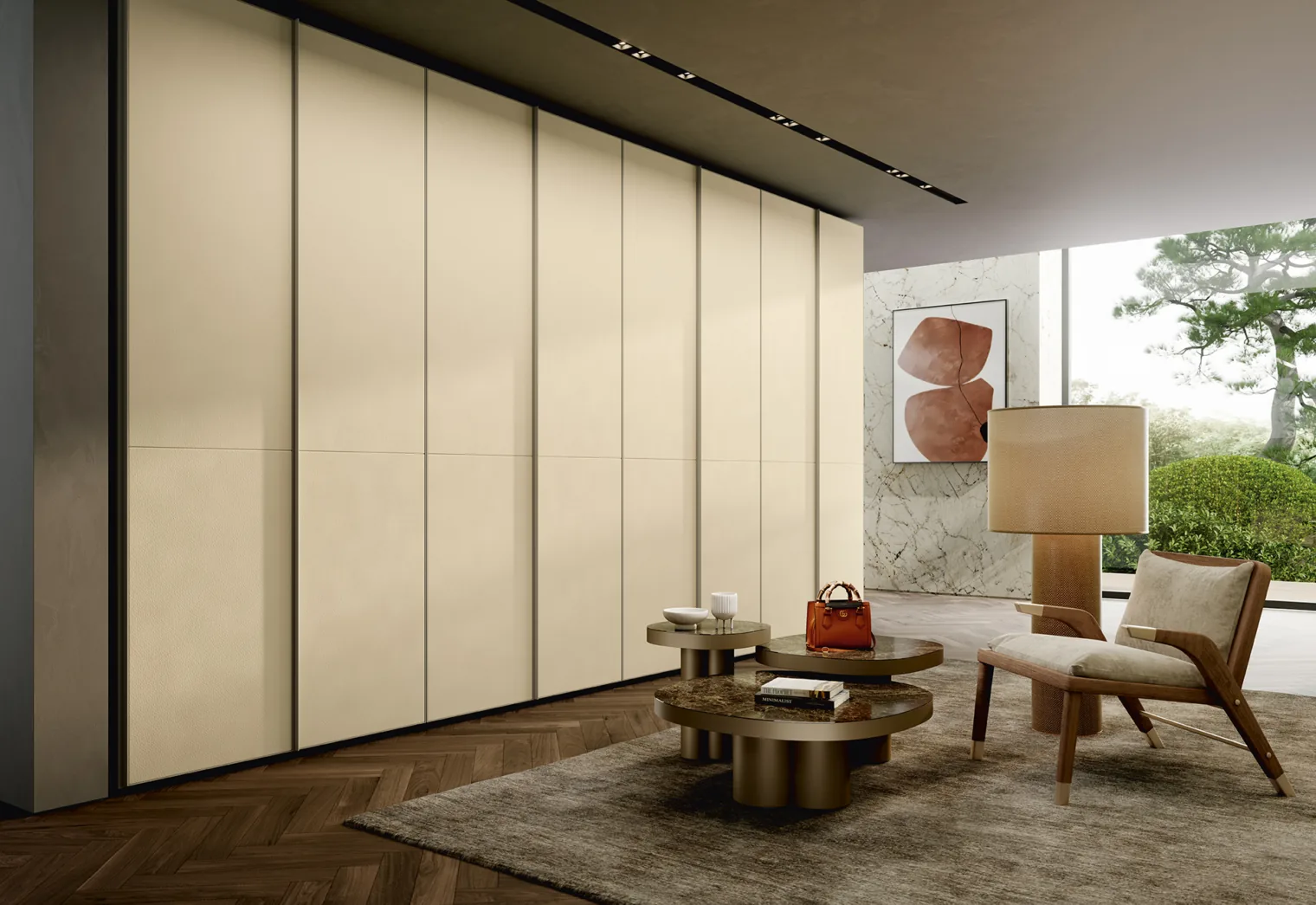 Armadio Profile Leather Febal Casa, foto 1 di 3