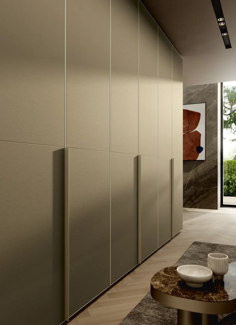 Armadio Profile Leather Febal Casa, foto 2 di 3