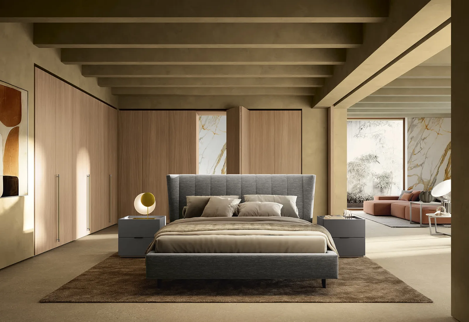 Letto imbottito Allure Febal Casa, foto 1 di 4