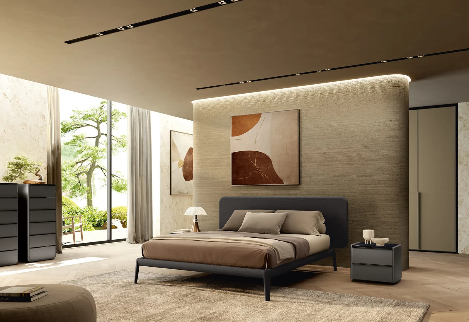 Letto in legno Arden Febal Casa, foto 1 di 6