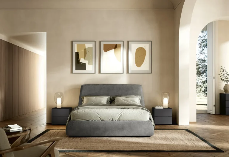 Letto imbottito Bellini Febal Casa, foto 5 di 6