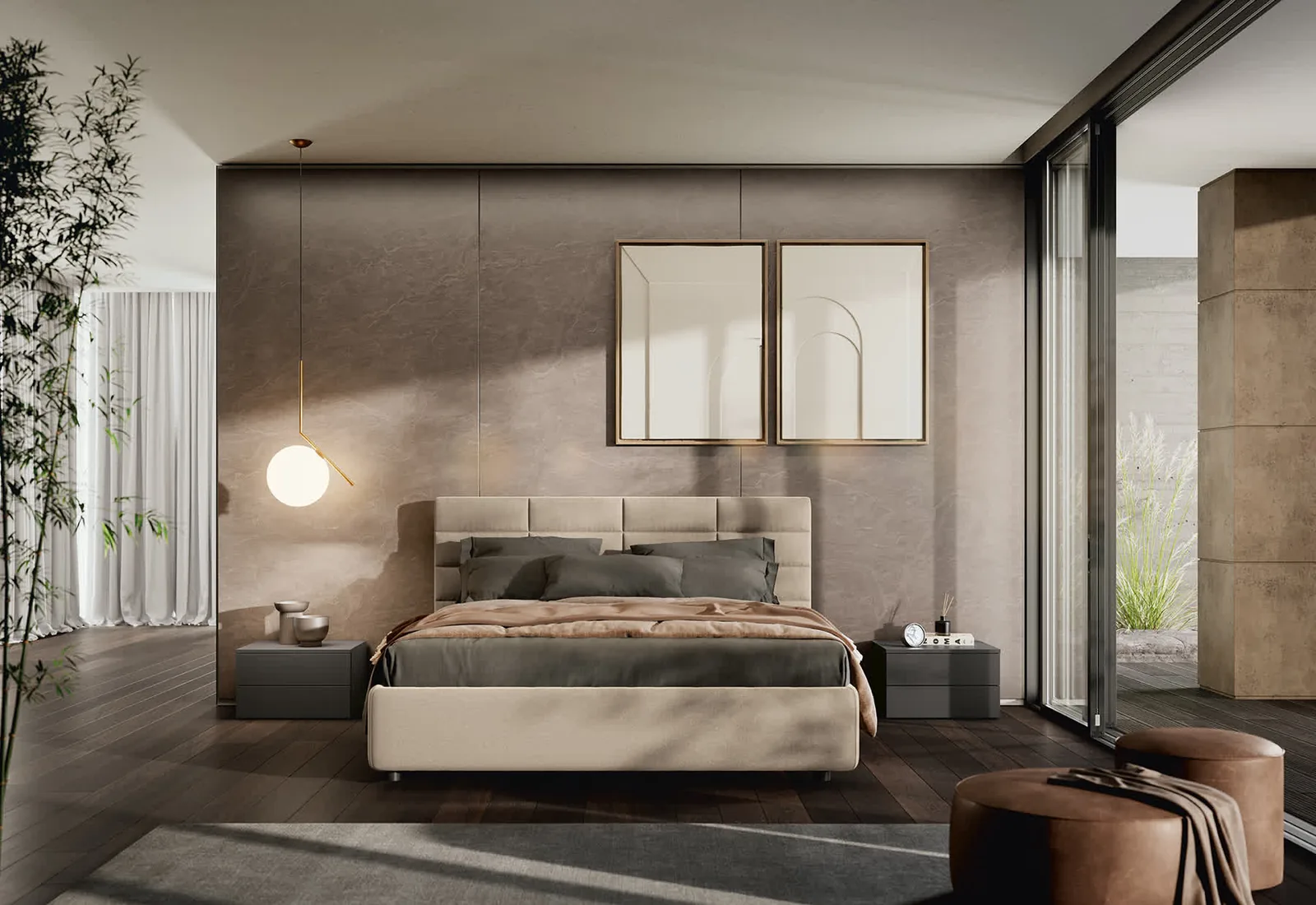 Letto imbottito Kim Febal Casa, foto 1 di 6