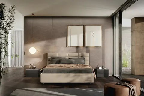 Letto imbottito Kim Febal Casa