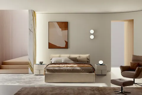 Letto imbottito Peter Febal Casa