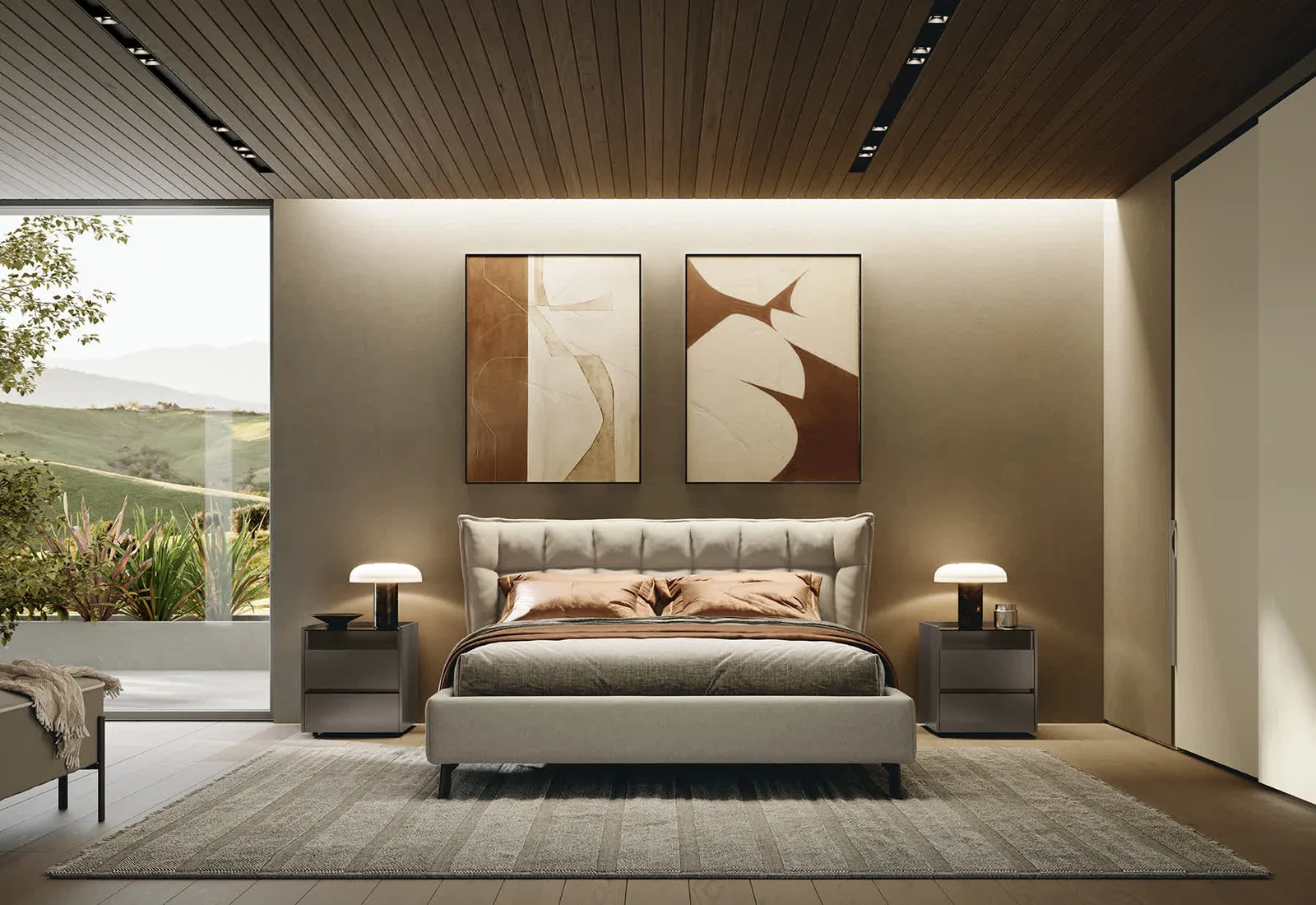 Letto imbottito Raphael Febal Casa, foto 1 di 6