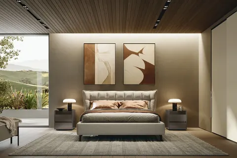 Letto imbottito Raphael Febal Casa