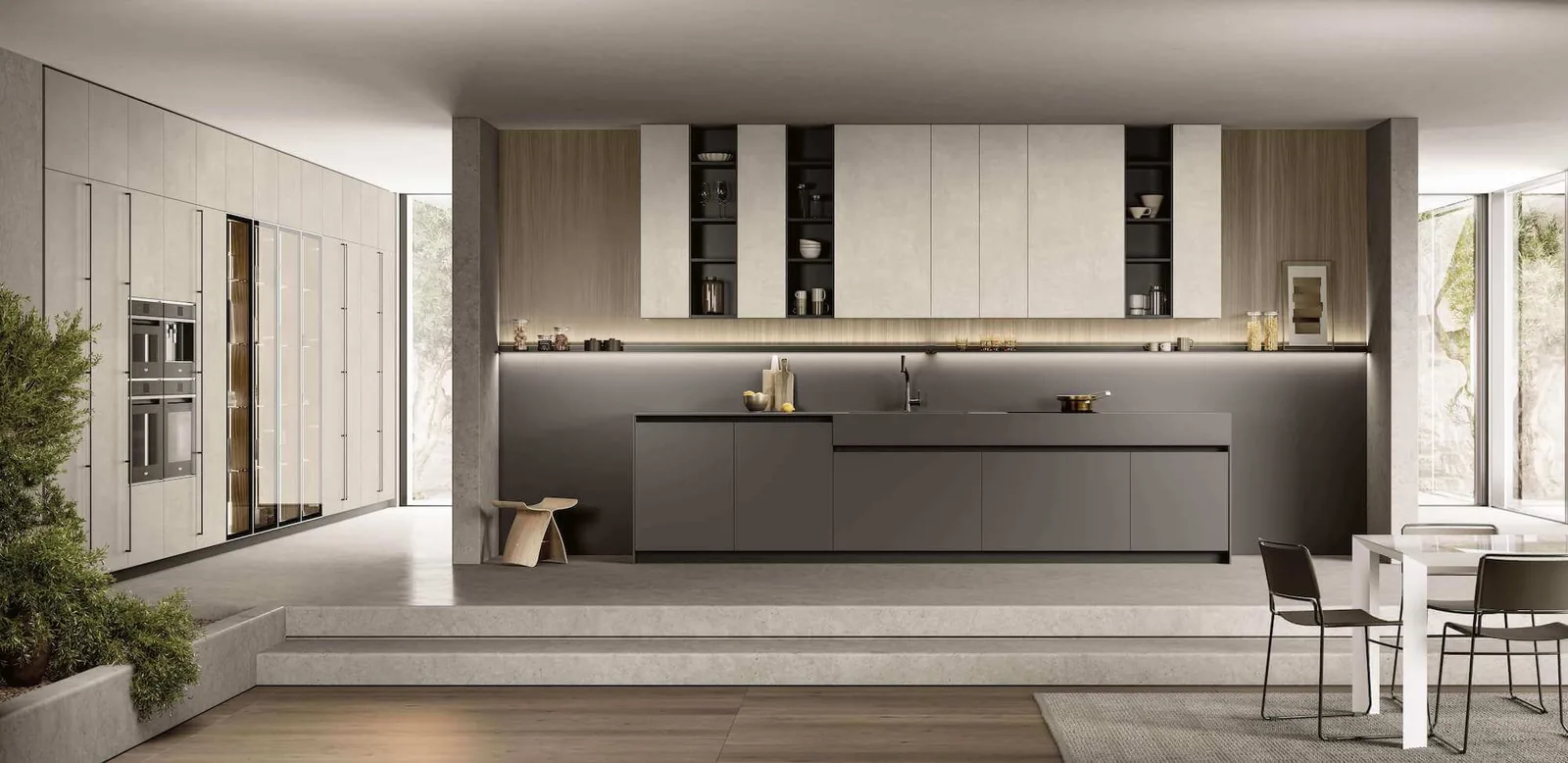 Cucina Modula Anta Square Febal Casa, foto 1 di 8