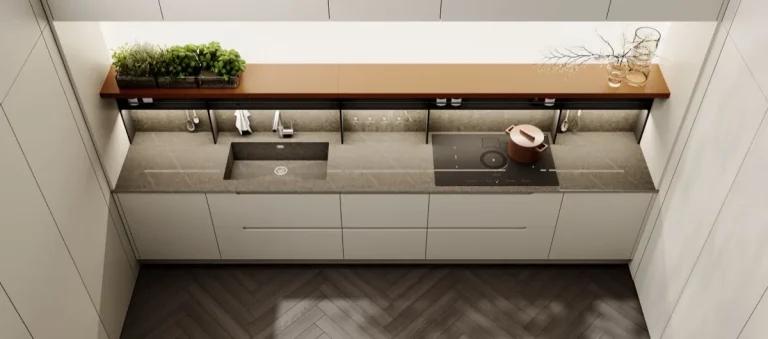 Cucina Modula Sagoma J Febal Casa, foto 2 di 6