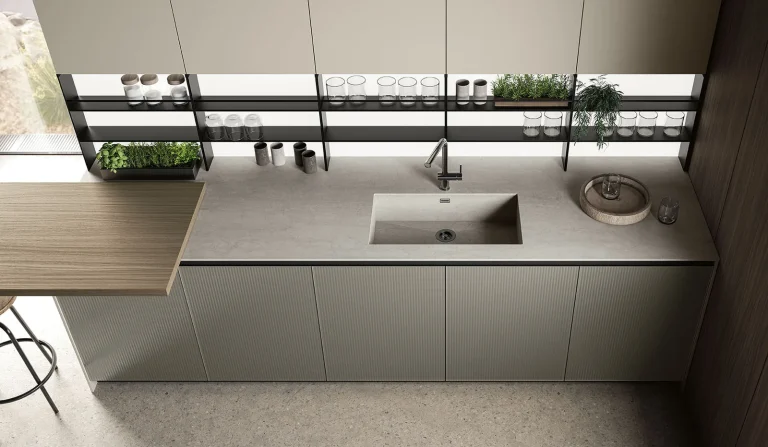 Cucina Origina Anta Telaio Alluminio Febal Casa, foto 2 di 8