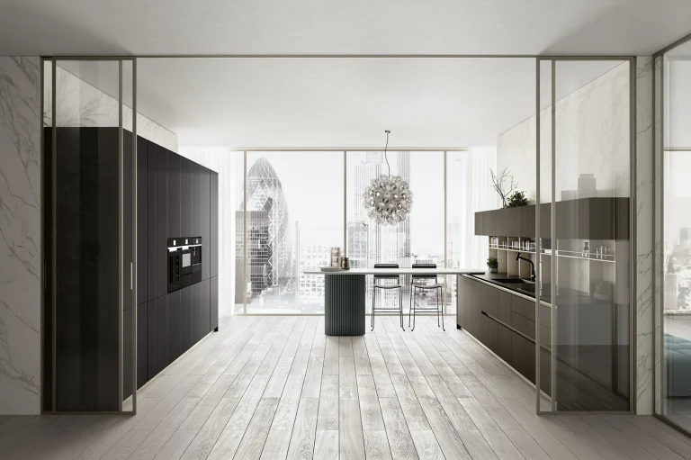 Cucina Origina Anta Telaio Alluminio Febal Casa, foto 3 di 8
