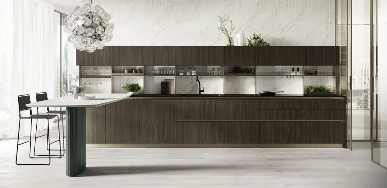 Cucina Origina Anta Telaio Alluminio Febal Casa, foto 5 di 8