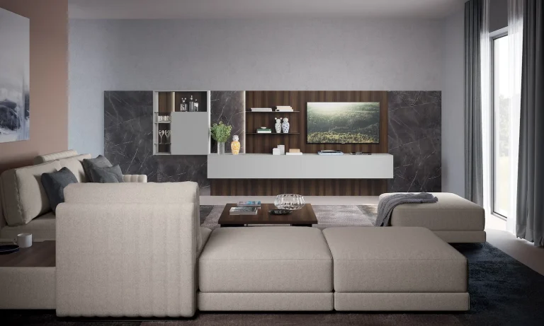 Parete attrezzata Boiserie Febal Casa, foto 3 di 6